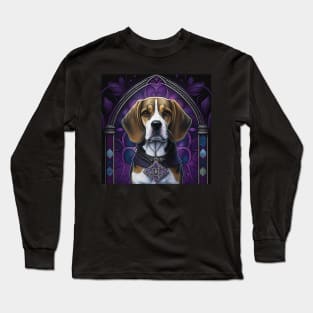 Gothic Elegance Beagle Long Sleeve T-Shirt